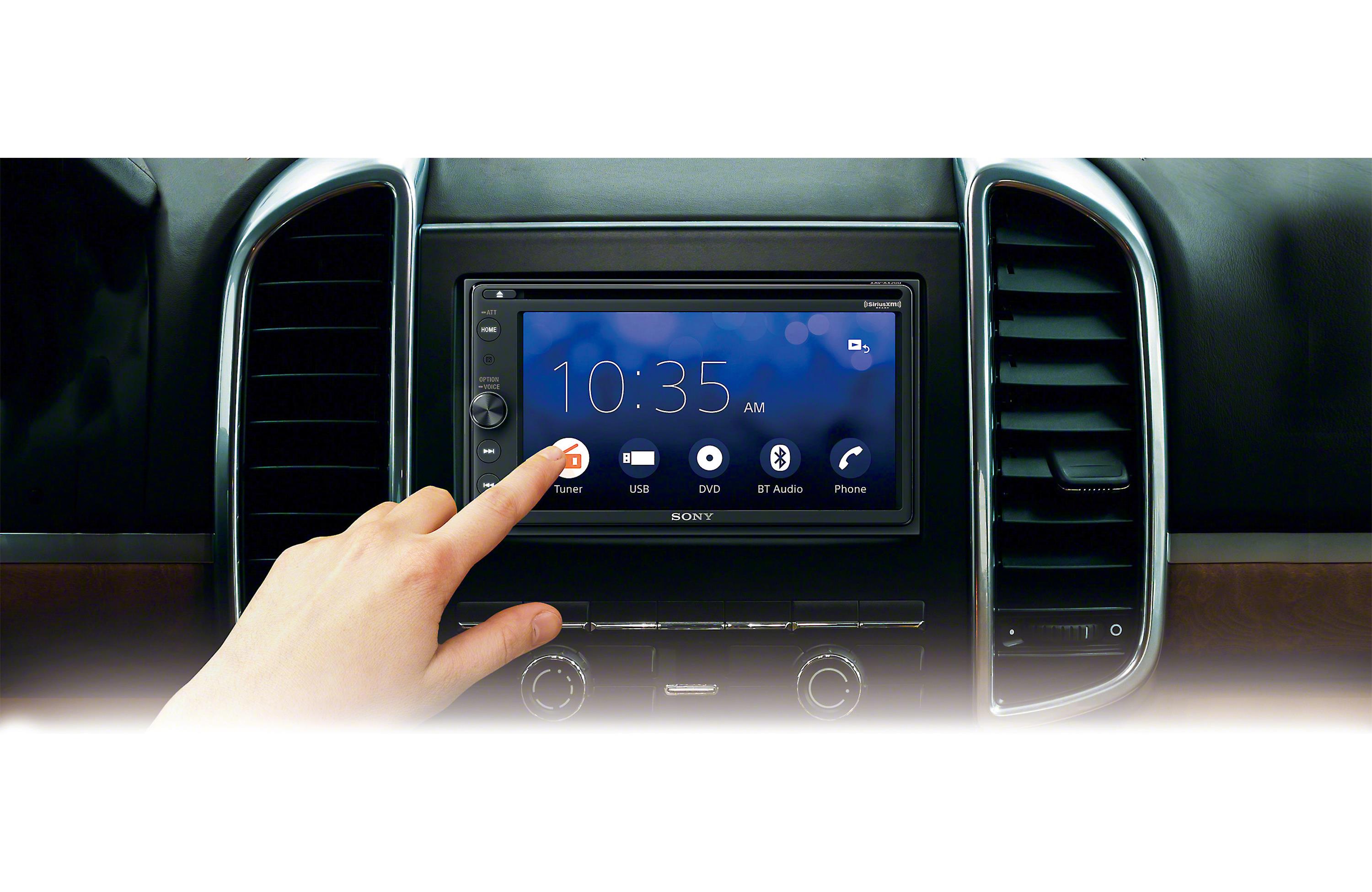 Sony XAVAX200SXM Double DIN Car 6.4" Apple CarPlay Android Auto