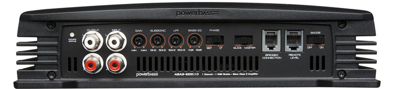 POWERBASS ASA3-1000.1D 2000 WATT MONOBLOCK CLASS D CAR AMPLIFIER MONO