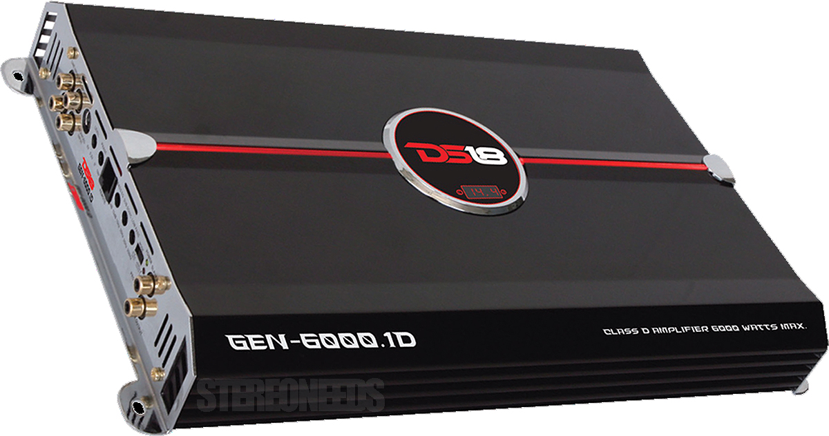 DS18 GEN 6000 1D Monoblock Subwoofer Amplifier 6000 Watt 1 Channel Car   Gen60001d 