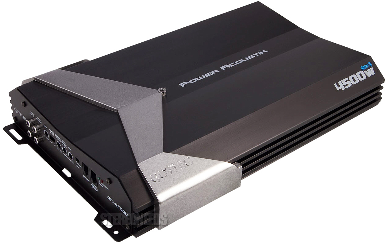 POWER ACOUSTIK GT1-4500D 4500 WATT CLASS D MONO CAR AMPLIFIER MONOBLOCK