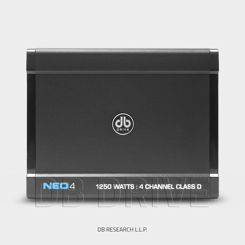 DB Drive NEO4 Class D 4 Channel Amplifier 1250W Marine Car Stereo Harley UTV Amp