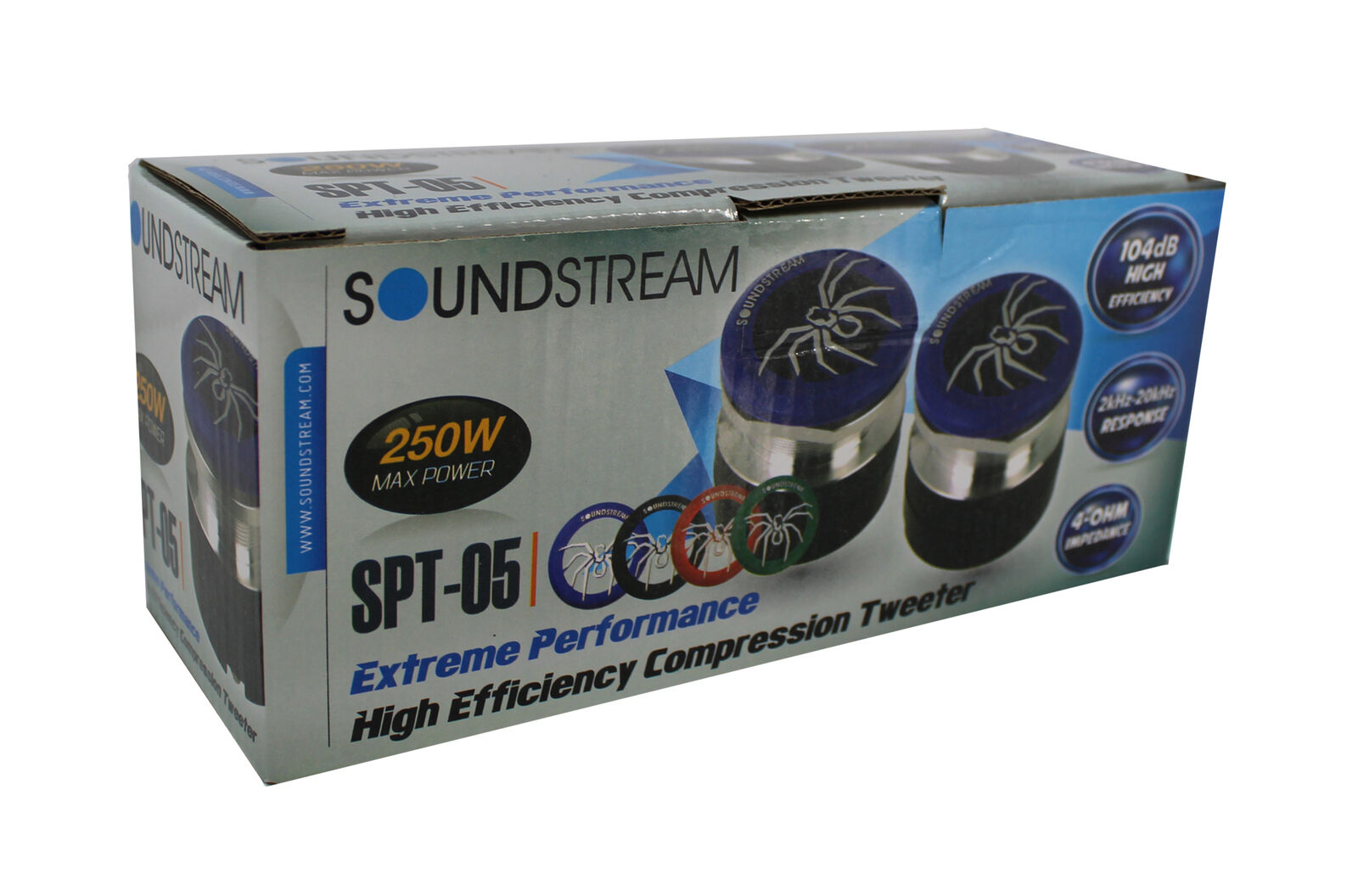 Super Tweeter STINGER Audio 3.5" High-Fidelity Car Audio Compression Bullet Tweeters - View #3